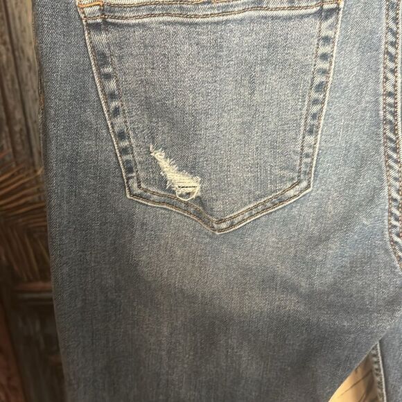 H & M distressed raw hem skinny jeans, size 8, good condition - Picture 3 of 12